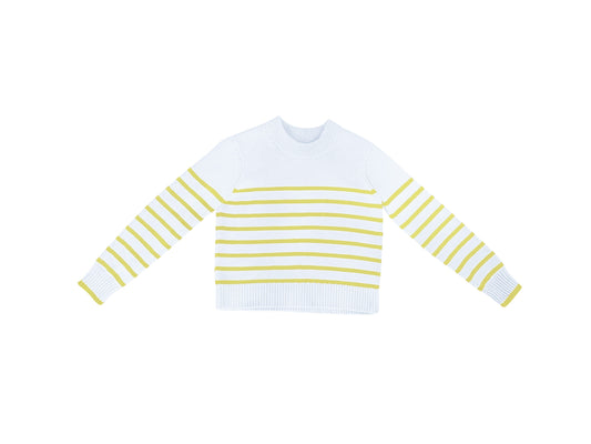 TUTTO | Cabana Yellow Stripe Sweater