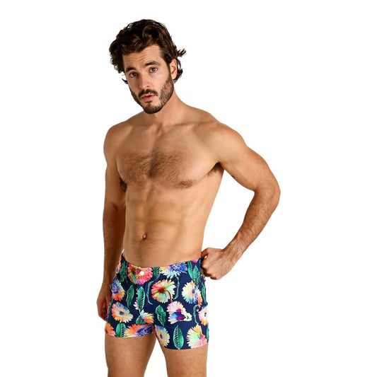 LASC Malibu Swim Shorts - African Daisies