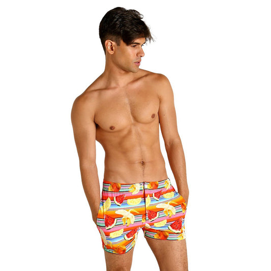 LASC Malibu Swim Shorts - Fruit Stripes