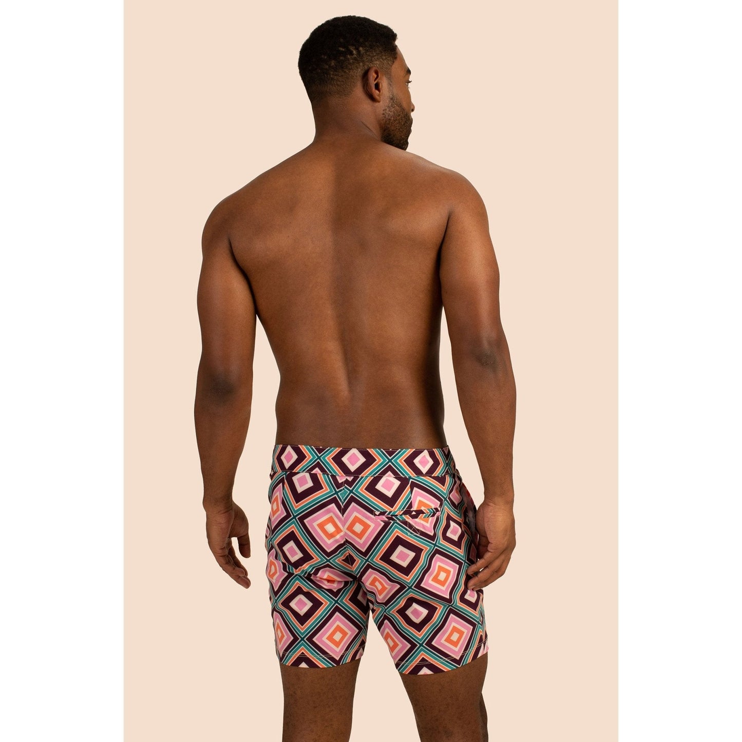 Mr. Turk Honolulu Board Shorts - Brookhaven Block Print