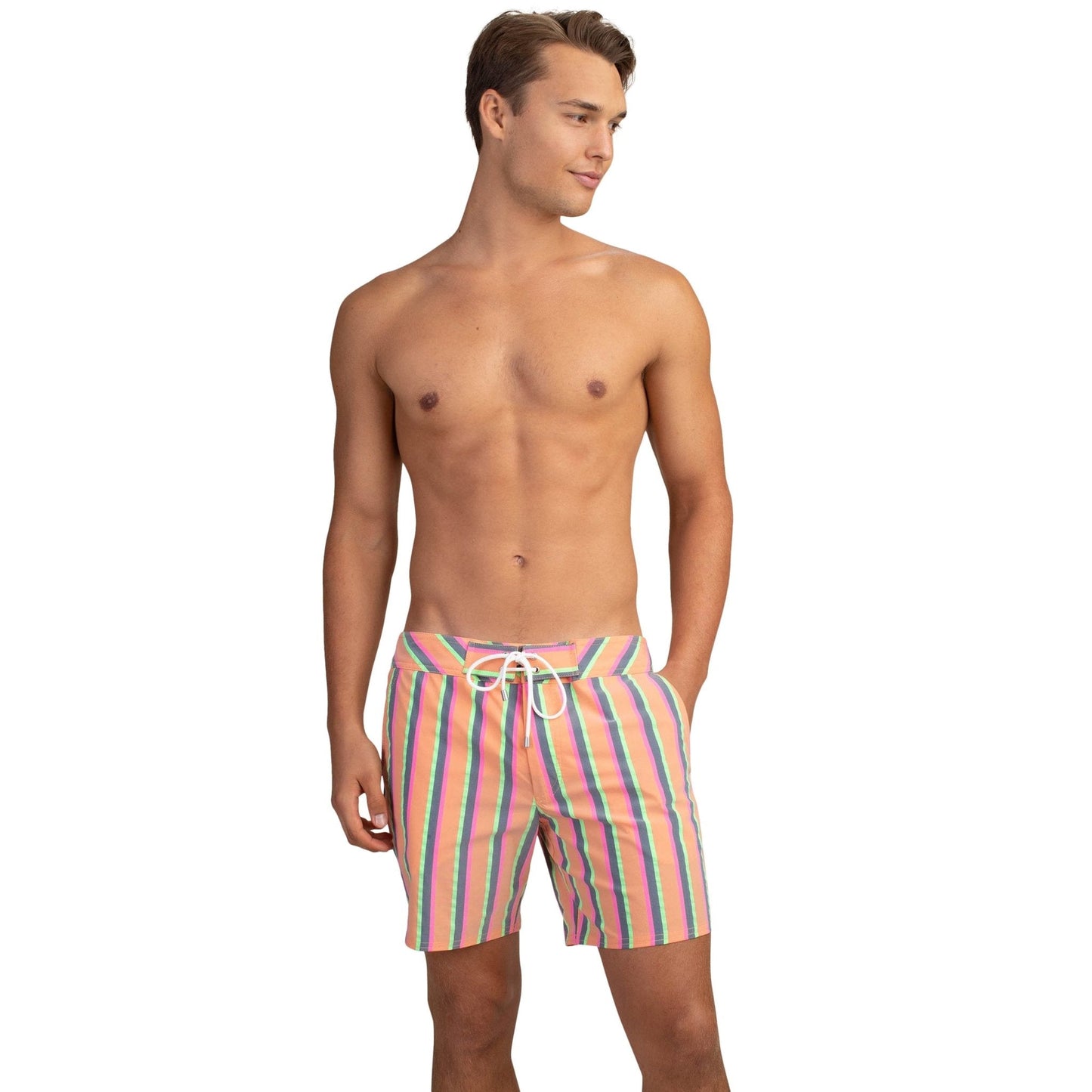 Mr. Turk San Simeon Swim Trunks M199103 - Orange